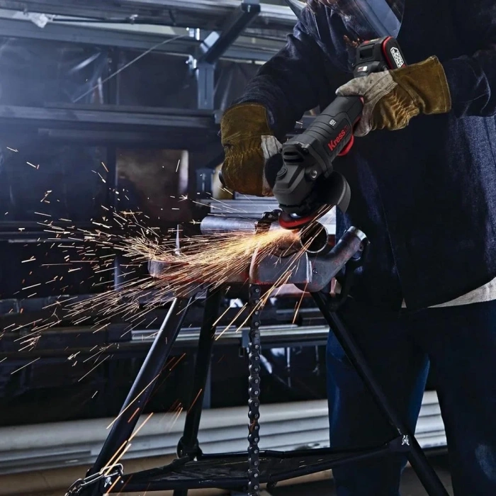 Kress KUH04.91 20Volt 125mm Kömürsüz Profesyonel Şarjlı Devir Ayarlı Avuç Taşlama (Akü Dahil Değildir)