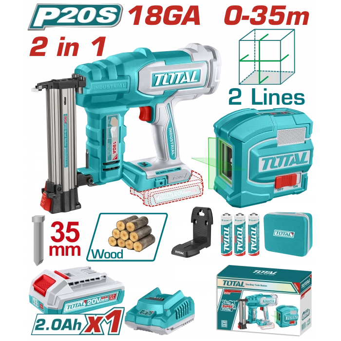 AVANTAJ SET - ÇİVİ TABANCASI, LAZER METRE