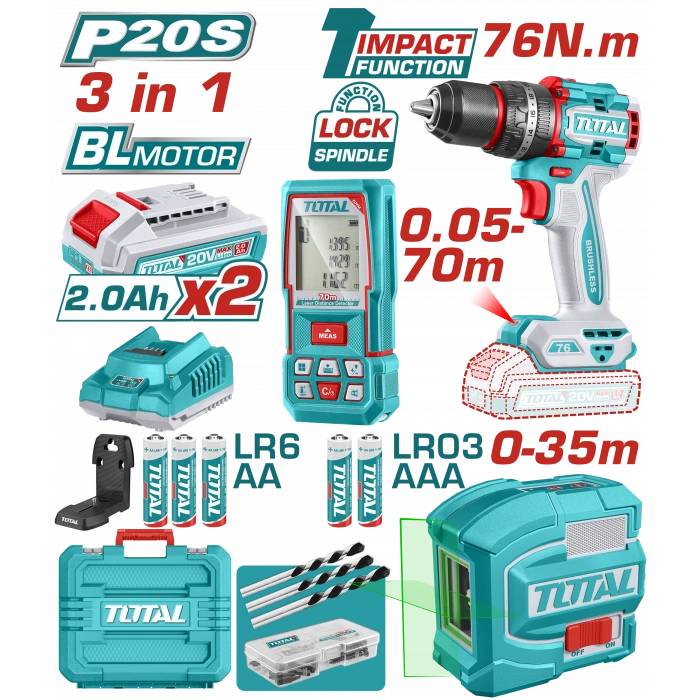 AVANTAJ SET - MATKAP, LAZER METRE, LAZER HİZALAMA