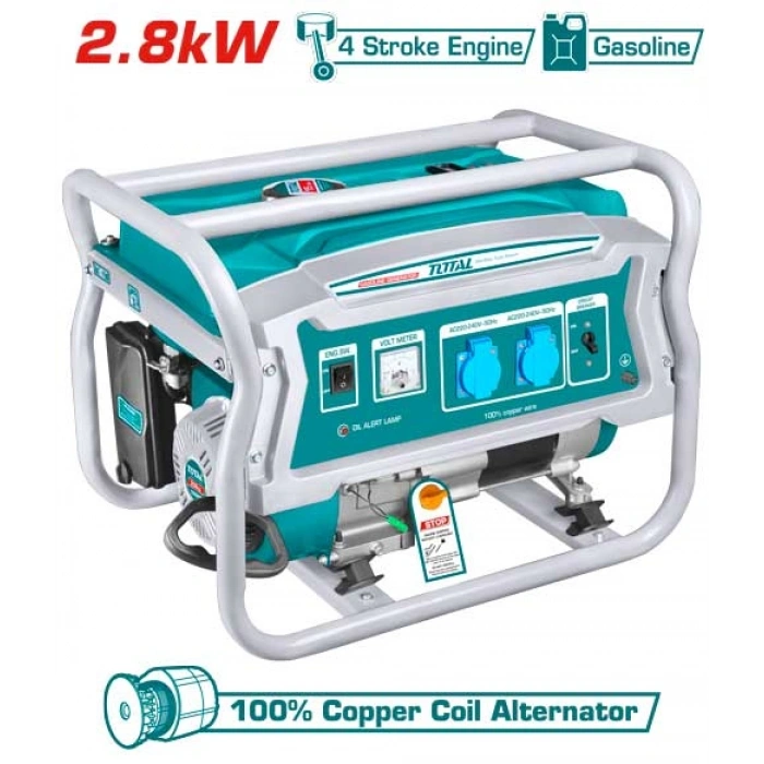 Benzinli Jeneratör 2.8kW