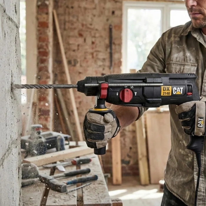 CAT DX2140 800Watt 3.0J 26MM SDS-Plus Profesyonel Kırıcı/Delici + 1 Adet Delici Uç