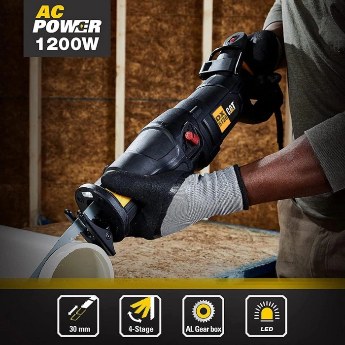 CAT DX5120 1200Watt Profesyonel Tilki Kuyruğu Testere