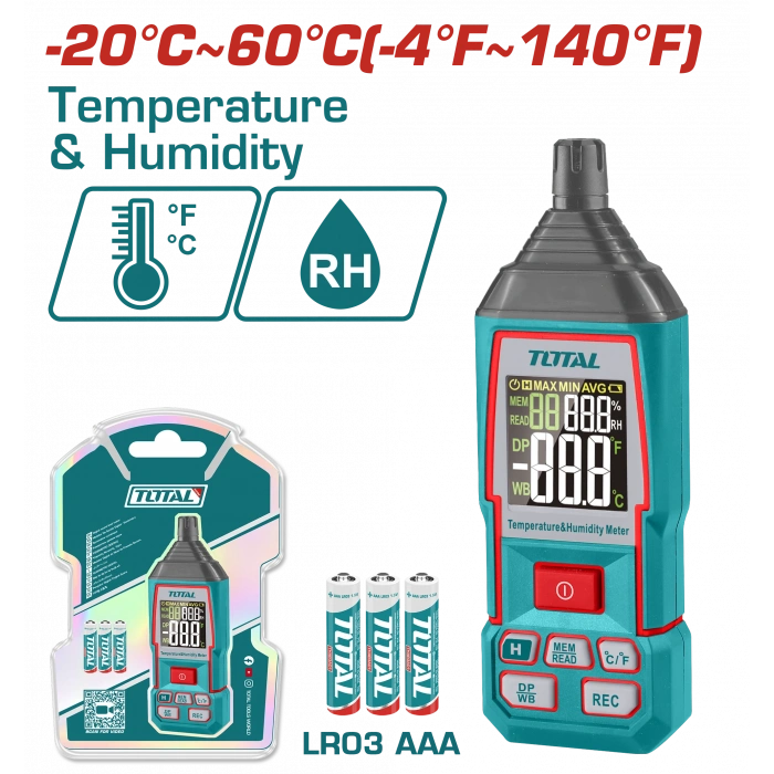 DİJİTAL NEM VE SICAKLIK ÖLÇER