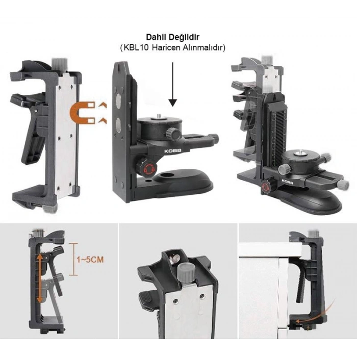 KOBB KBL6 Mıknatıslı Lazer Hizalama Sabitleme Aparatı