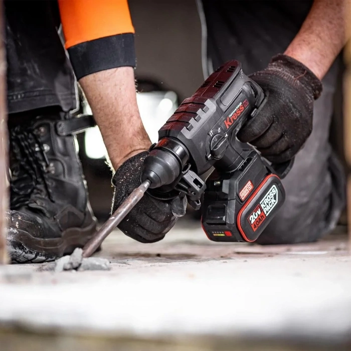 Kress KRKS1 KUB30.2 + KU390.4 + KUH10.2 20Volt/4Ah. 6 Adet Akülü Profesyonel Kombo Set