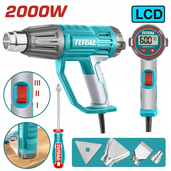 LED GÖSTERGELİ SICAK HAVA TABANCASI