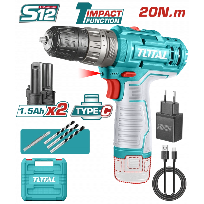 LI-ION  12V AKÜLÜ DARBELİ VİDALAMA