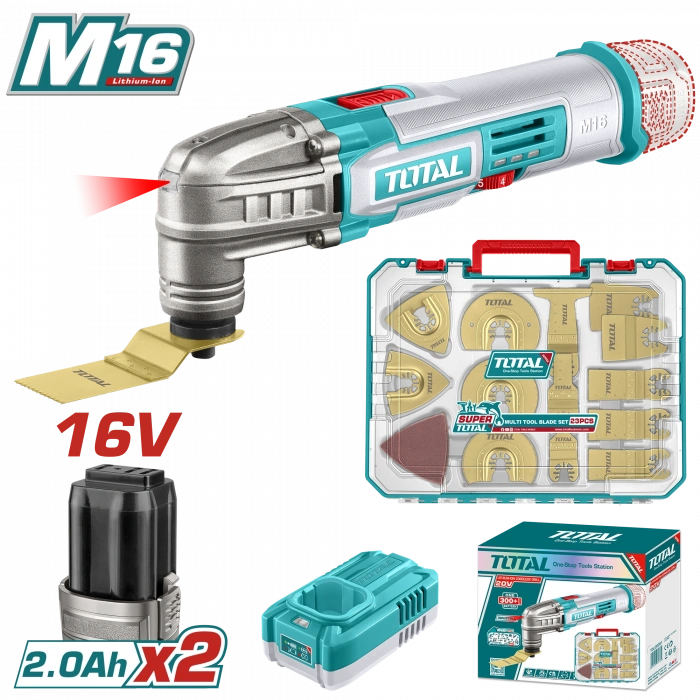 LI-ION AKÜLÜ 16V ÇOK AMAÇLI KESİ VE AKSESUAR SETİ