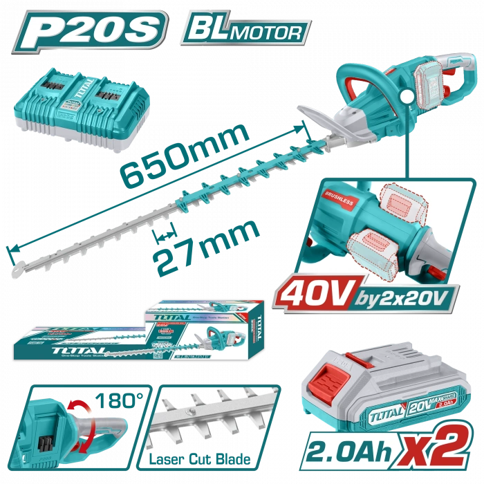 LI-ION AKÜLÜ 40V ÇİT KESME MAKİNESİ