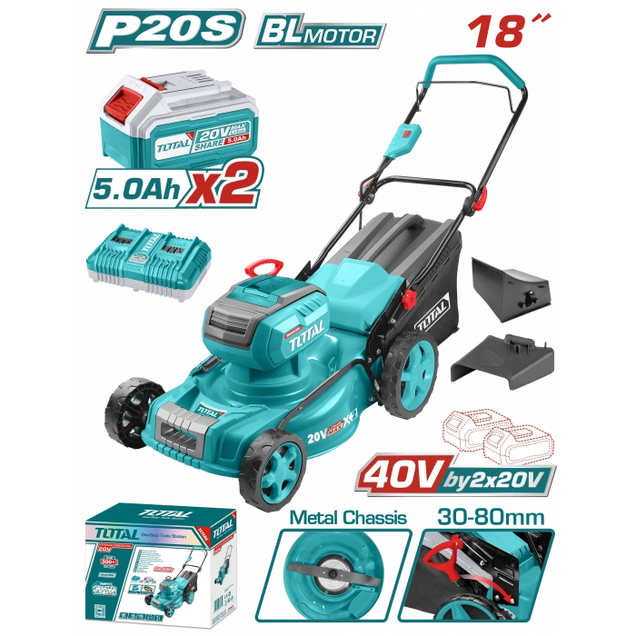 Li-Ion Akülü Çim Biçme Makinesi