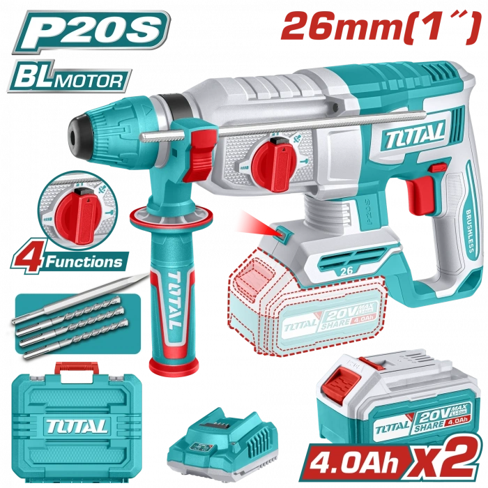 LI-ION AKÜLÜ KIRICI DELİCİ 2x4.0AH