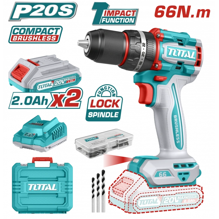 LI-ION AKÜLÜ KÖMÜRSÜZ DARBELİ MATKAP