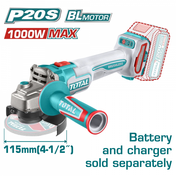 LI-ION AKÜLÜ KÖMÜRSÜZ TAŞLAMA 1000W (SOLO)