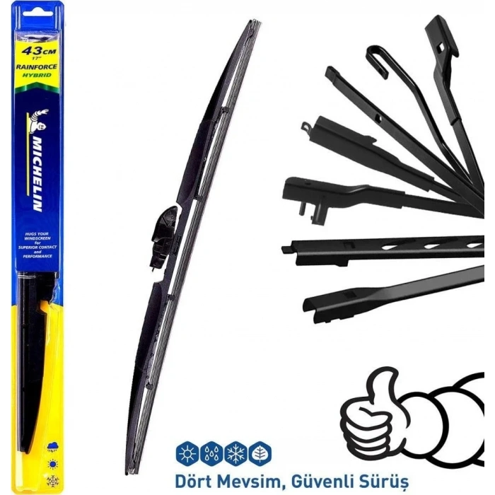 MİCHELİN 43CM 1 ADET MUZ TİPİ ARKA SİLECEK MCR430