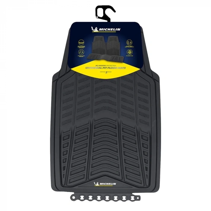 Michelin MC33863 Tüm Araçlara Uyumlu 3 Parça Üniversal 3D Havuzlu Oto Paspas