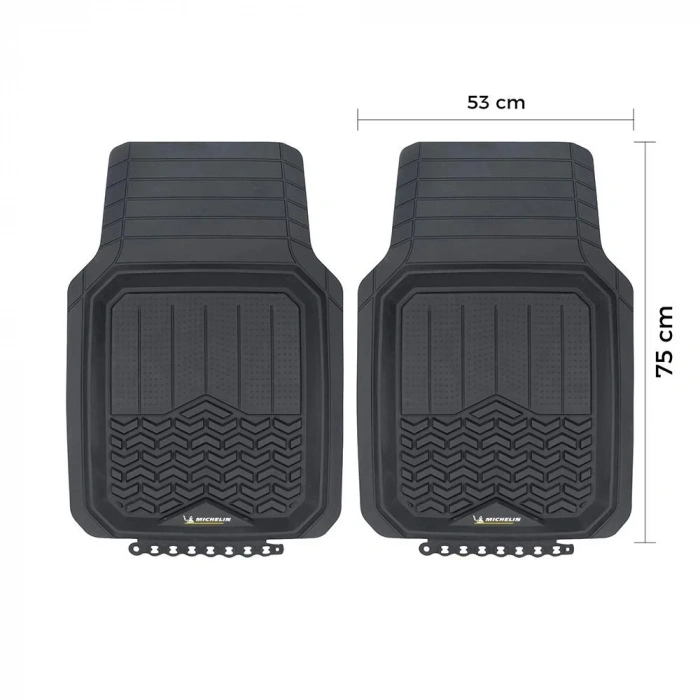 Michelin MC34594 Tüm Araçlara Uyumlu 2 Parça Üniversal 3D Havuzlu Oto Paspas