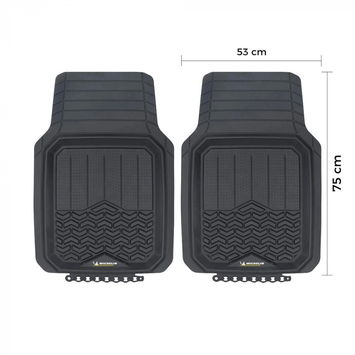 Michelin MC34594 Tüm Araçlara Uyumlu 2 Parça Üniversal 3D Havuzlu Oto Paspas