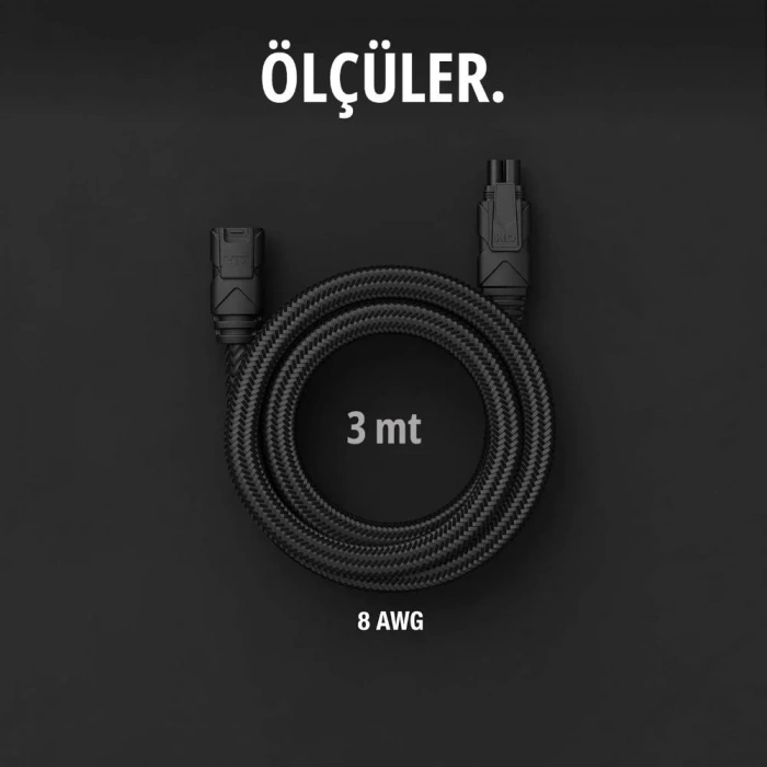 NOCO GPA001 GENIUSPRO25 İçin 3 Metre Ara Uzatma Kablosu