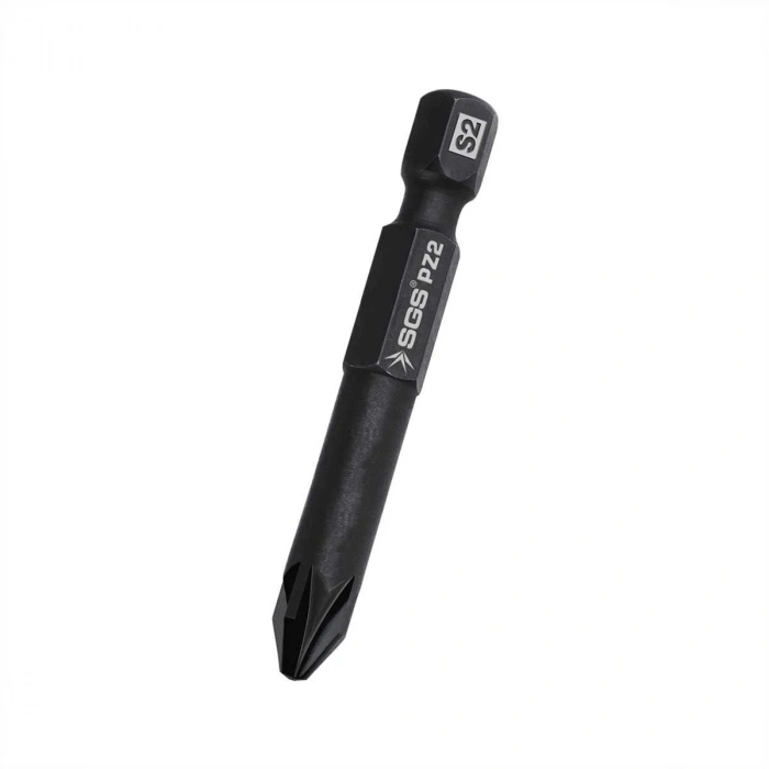 SGS POZİDRİV UÇLU BİTS S2 PZ2*50mm Black-Pro Series SGS3825