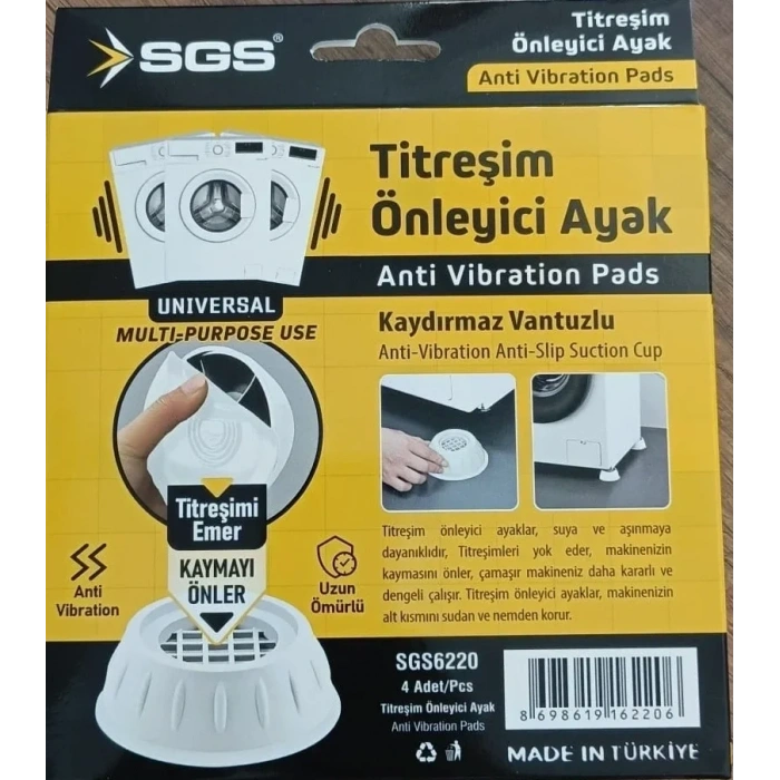 SGS TİTREŞİM ÖNLEYİCİ AYAK SETİ SGS6220