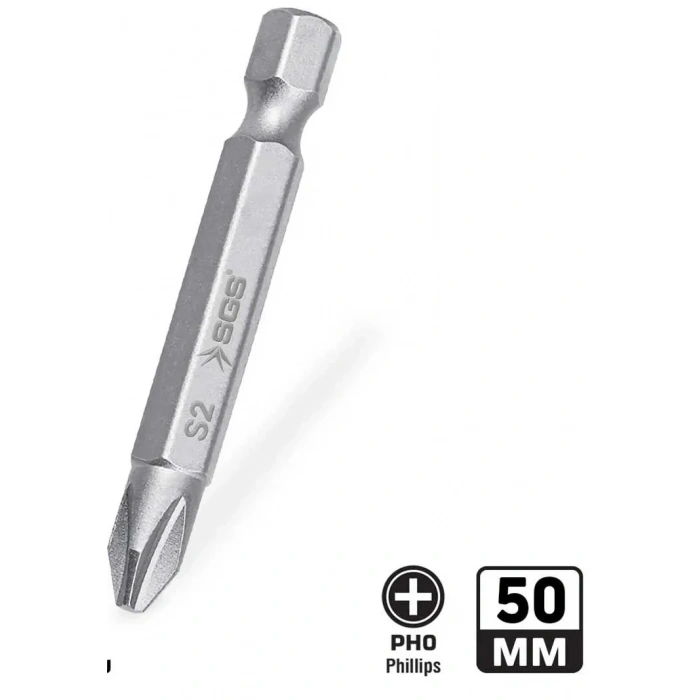 SGS YILDIZ UÇLU BİTS S2 PH0*50mm Sand-Pro Series 4 LÜ Paket