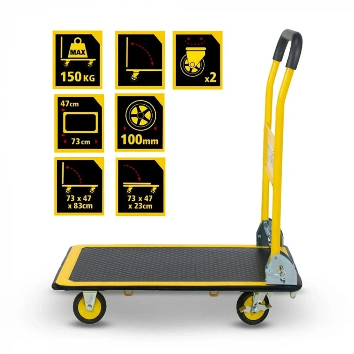 Stanley PC537 150Kg Profesyonel Paket Taşıma Arabası