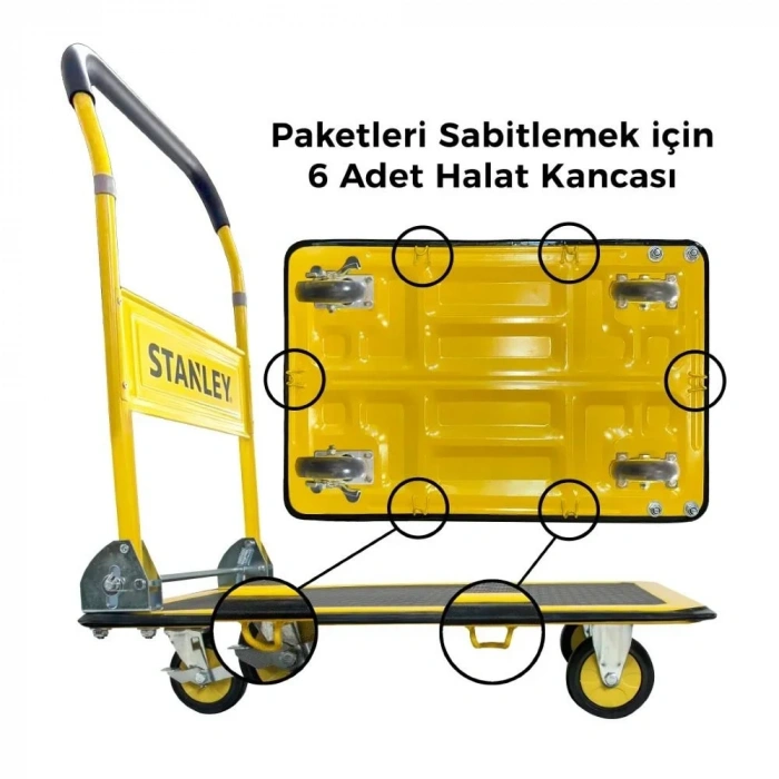 Stanley PC537 150Kg Profesyonel Paket Taşıma Arabası