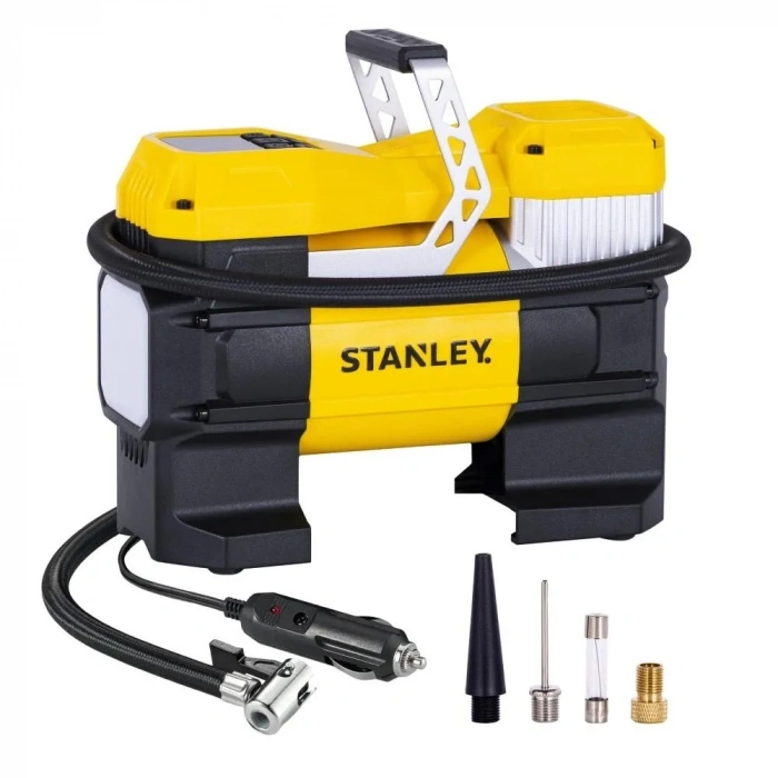 STANLEY SXIF0001 12Volt 150 PSI Dijital Basınç Göstergeli Lastik Şişirme Pompası + Led Lamba