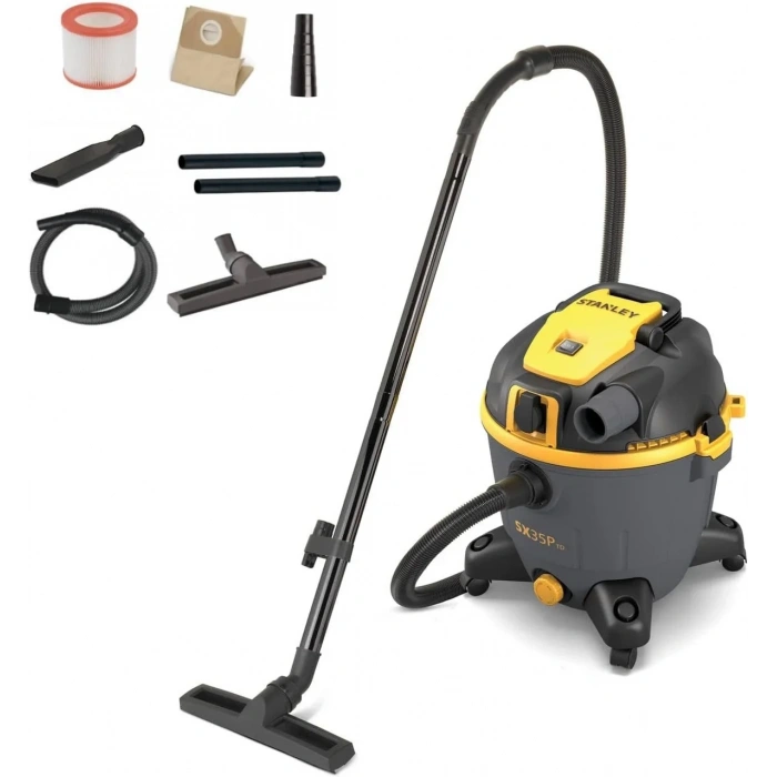 Stanley SXVC35PTDE 1600 W 35 LT Islak/Kuru Elektrikli Süpürge