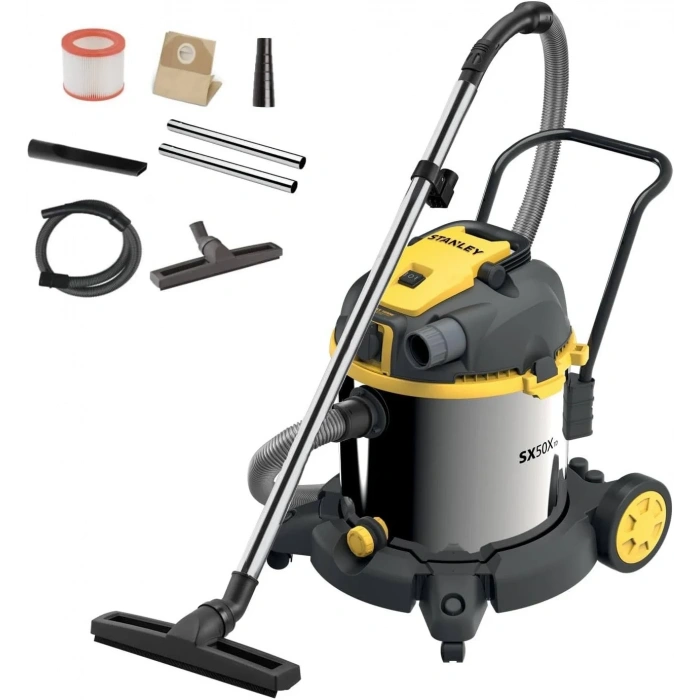 Stanley SXVC50XTDE 1600 W 50 LT Islak/Kuru Elektrikli Süpürge