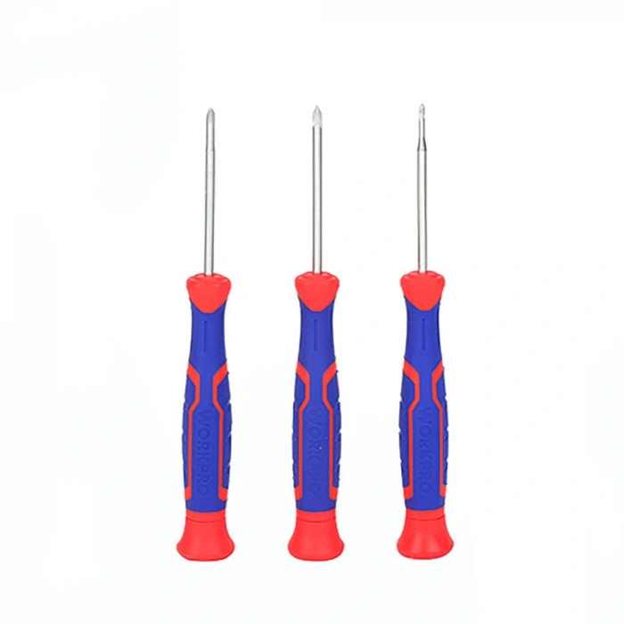 WORKPRO WP200509 7 Parça Profesyonel CR-V Manyetik Hassas Tornavida Seti