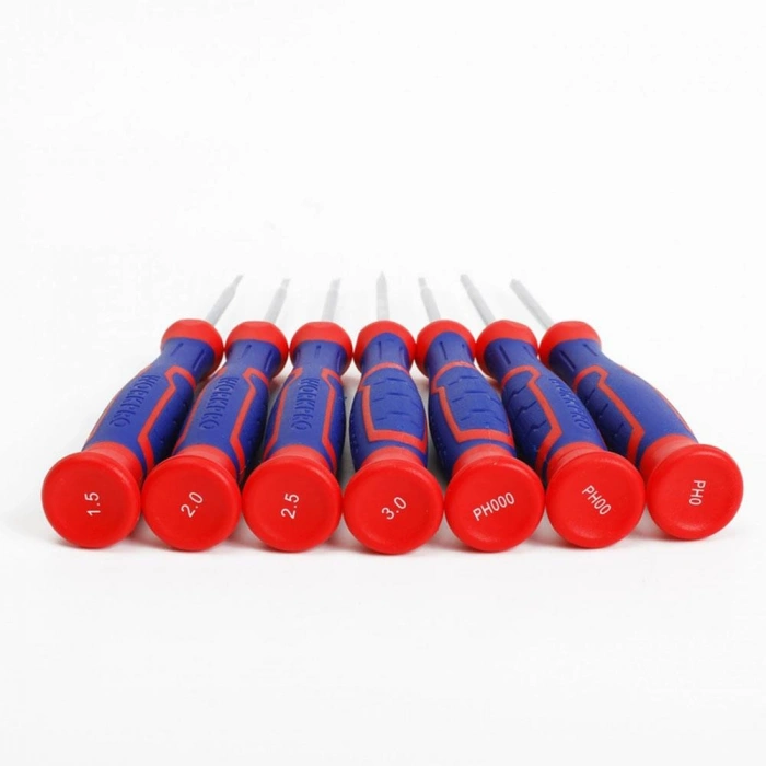 WORKPRO WP200509 7 Parça Profesyonel CR-V Manyetik Hassas Tornavida Seti