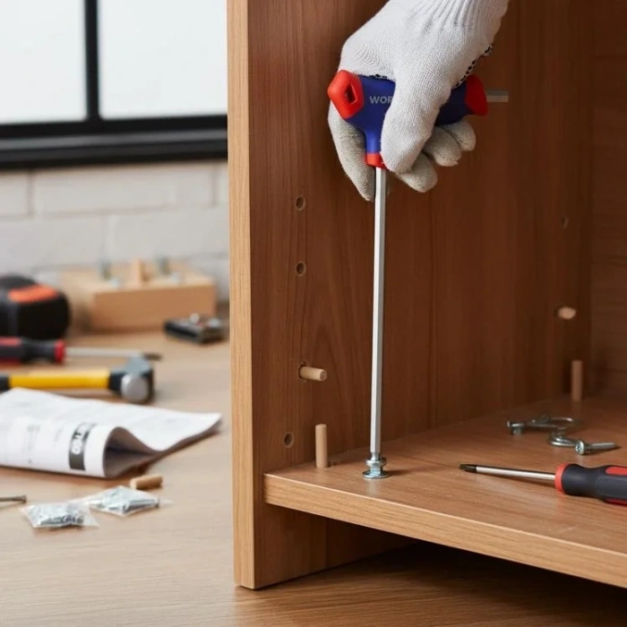 WORKPRO WP200543 8 Parça CR-V T Tipi Uzun Delikli Torx Profesyonel Allen Anahtar Takımı