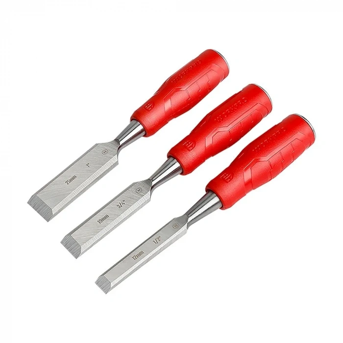 WORKPRO WP201300 12-19-25MM 3Lü Kısa Profesyonel İskarpela Seti