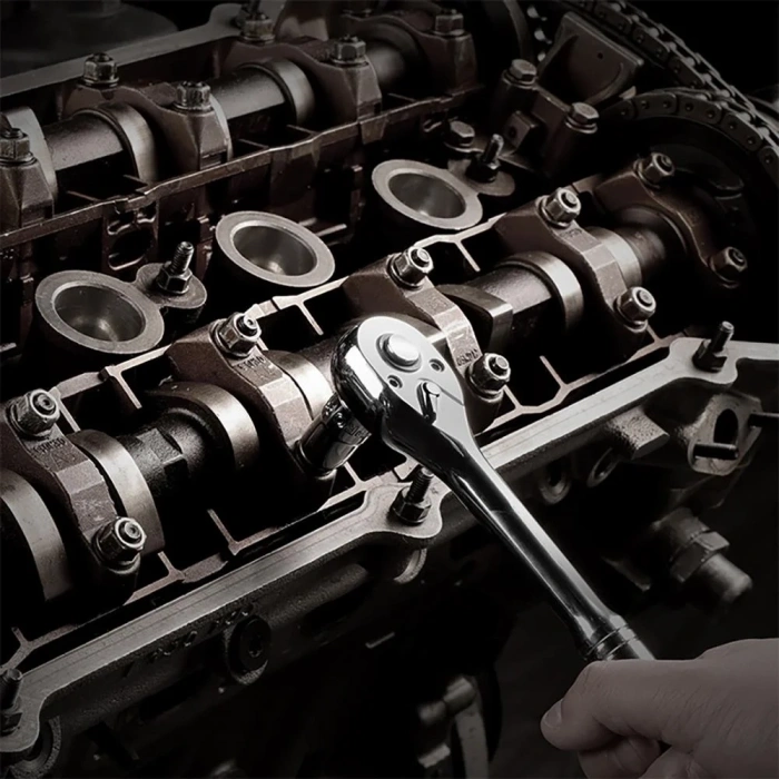 WORKPRO WP202524 1/4’ 3/8’’ Metrik 75 Parça Cr-V Profesyonel Lokma Takımı