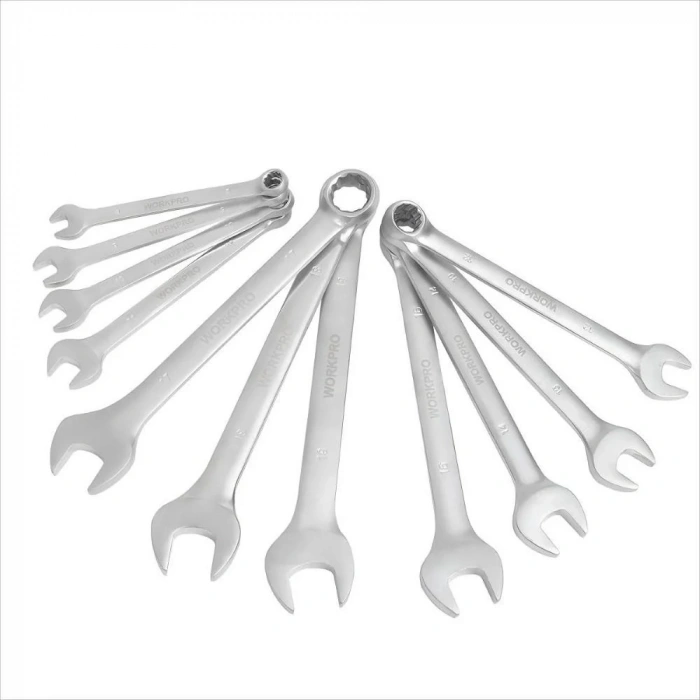 WORKPRO WP202533 1/4’ 3/8’’ 1/2’ 123 Parça Cr-V Metrik Ağır Hizmet Lokma ve Kombine Anahtar Takımı