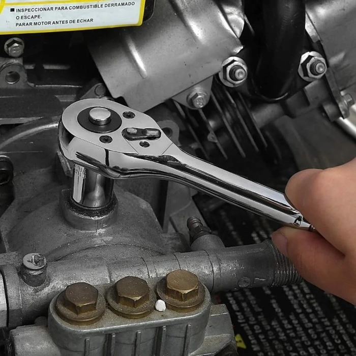 WORKPRO WP202541 3/8’ CR-V 24 Parça Metrik/İnç Ağır Hizmet Lokma Takımı