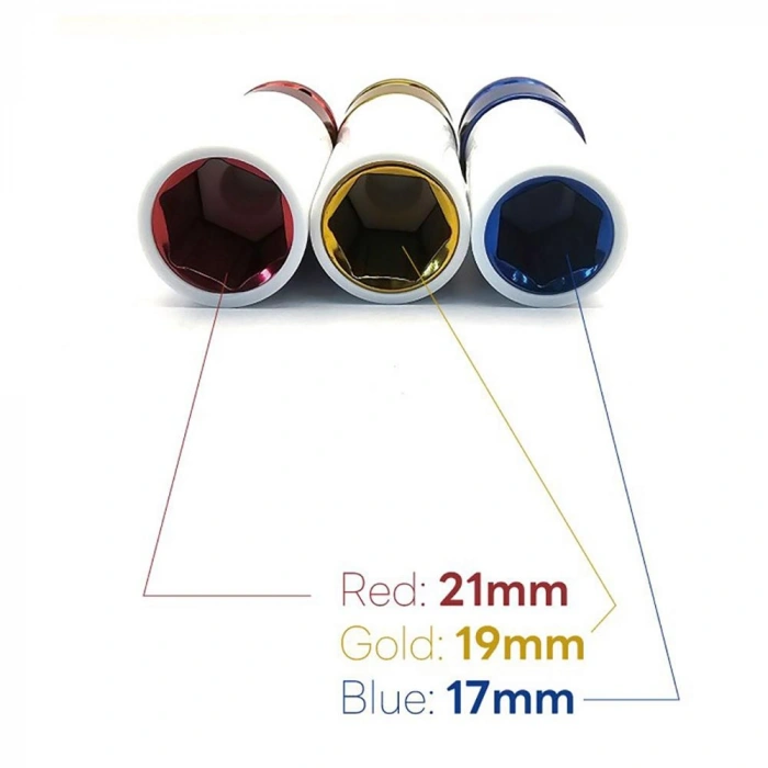 WORKPRO WP202591 17/19/21mm 3 Parça 1/2‘’ Cr-Mo Profesyonel Darbeli Derin Lokma Seti