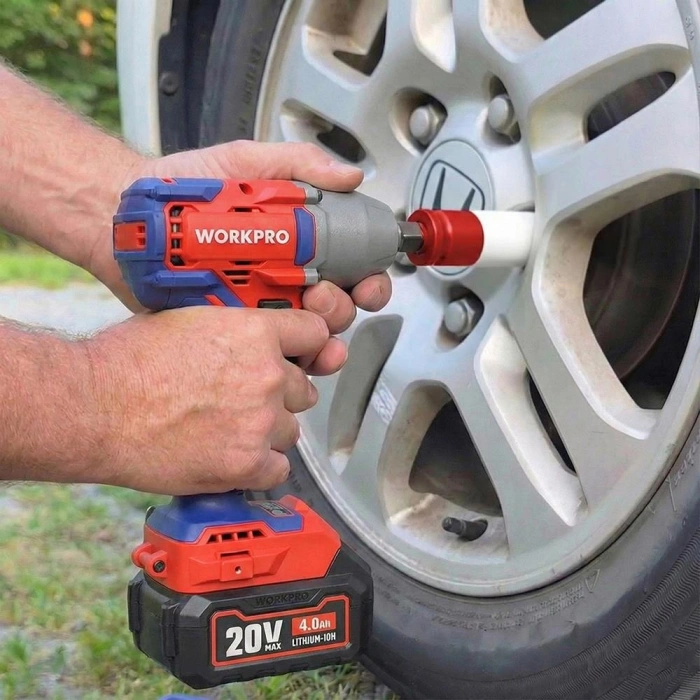 WORKPRO WP202591 17/19/21mm 3 Parça 1/2‘’ Cr-Mo Profesyonel Darbeli Derin Lokma Seti