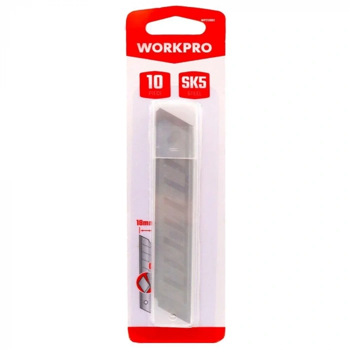 WORKPRO WP212002 18MM 10’Lu Maket Bıçağı Yedeği