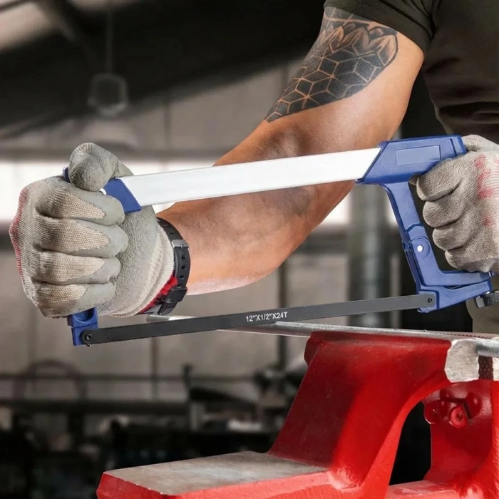 WORKPRO WP215022 300mm BI-METAL 24TPI Ağır Hizmet Tipi Alüminyum Gövde Demir Testeresi