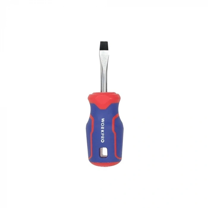 WORKPRO WP221024 6.5x38mm CR-V Manyetik Profesyonel Düz Topaç Tornavida