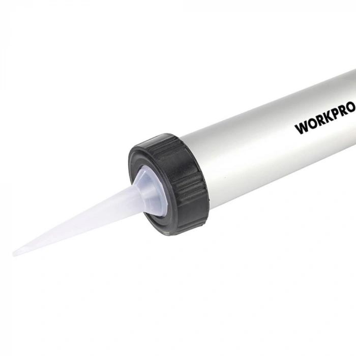WORKPRO WP224006 590ml 6 Parça Alüminyum Profesyonel Sosis Tipi Silikon Tabancası