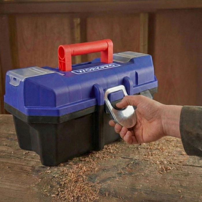 WORKPRO WP283021 13’’ Metal Kilitli Plastik Takım Çantası