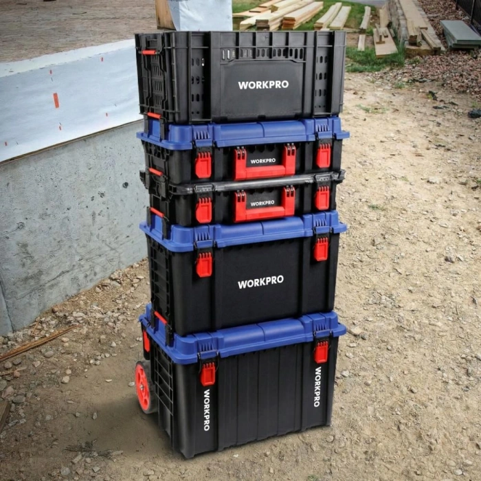 WORKPRO WP283030 32Lt 56x34,5x16,5cm İstiflenebilir Profesyonel Takım Çantası