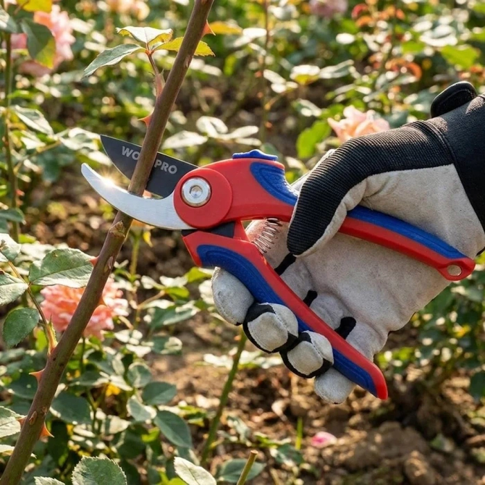 WORKPRO WP332001 180mm Profesyonel Bağ Bahçe Dal Budama Makası