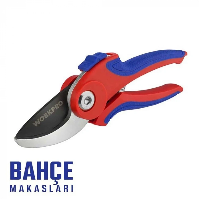 WORKPRO WP332001 180mm Profesyonel Bağ Bahçe Dal Budama Makası