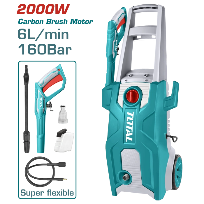 YÜKSEK BASINÇLI YIKAMA MAKİNESİ 160 BAR-2000W