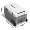 Worx WX876.9 12/24/220Volt 22Litre Kompresörlü Outdoor Oto Buzdolabı (Akü Dahil Değildir)