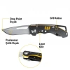 CAT DA980010 Kemer Askı Kancalı Katlanabilir 12CM Paslanmaz Çelik Kamp Çakısı
